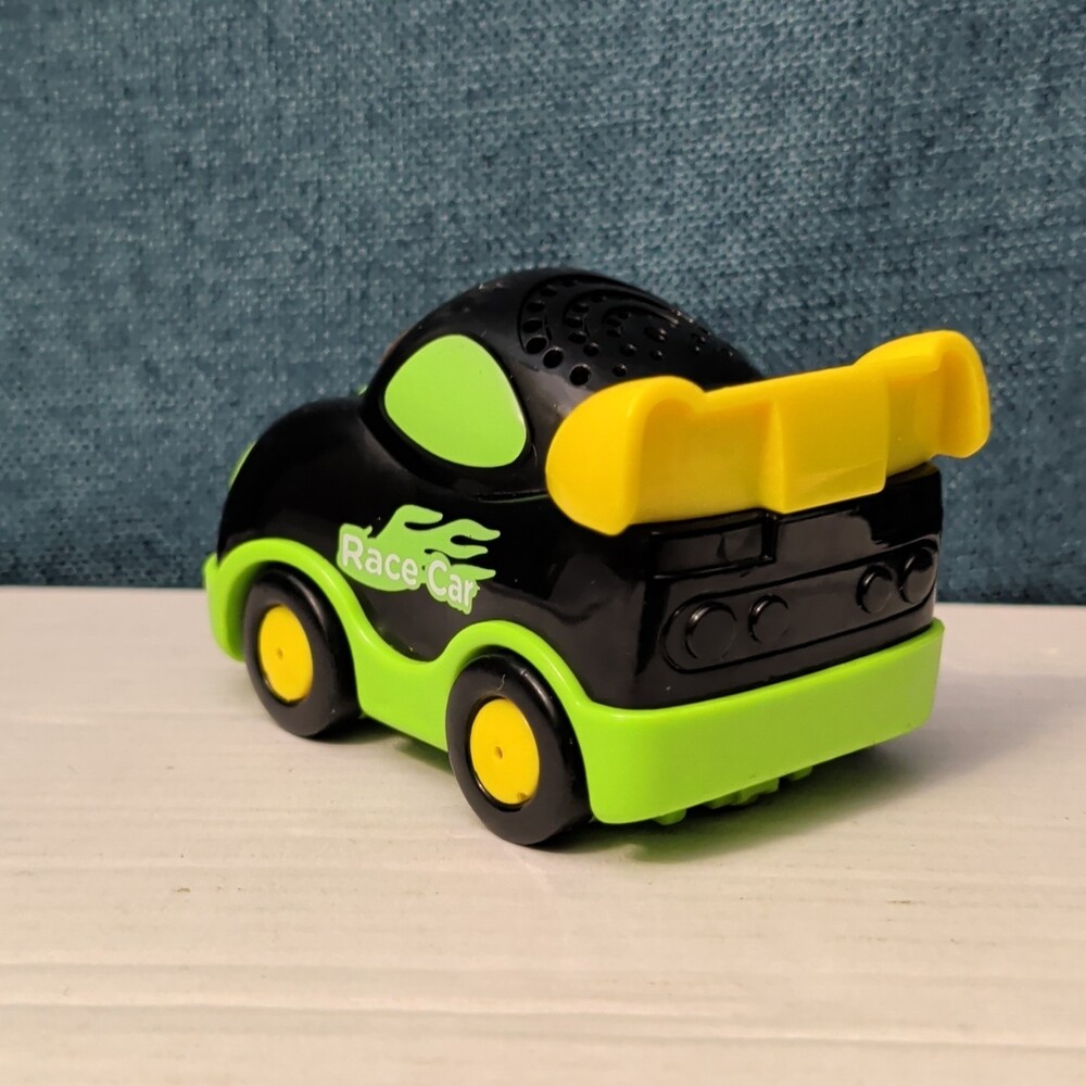 VTech Go! Go! Smart Wheels Race Car | Black & Green | Lights & Sounds SmartPoint - Picture 7 of 16